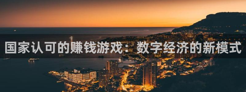 国家认可的赚钱游戏：数字经济的新模式